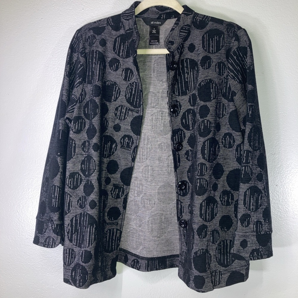 Ali Miles Jacket Women S Black Button Front Blazer Jacket Event Wedding